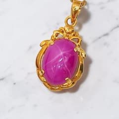 【美品】リンデンスタールビー　ペンダントトップ　K18　ヴィンテージ　金18K 美品】リンデンスタールビー ペンダントトップ K18 ヴィンテージ 金18K