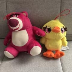 トイ・ストーリー4 ダッキー＆バニー ロッツオぬいぐるみマスコット　２個セット