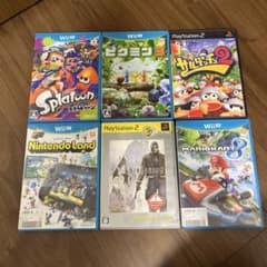 Wii U ソフト 6本セット まとめ売り - メルカリ
