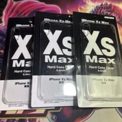 iPhone Xs Max ハードケース クリア 6.5インチ 3個セットのサムネイル