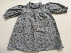 Samansa Mos2 Lagom 花柄ワンピース S(95〜100cm)