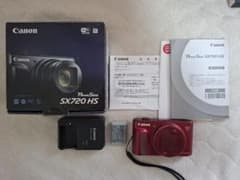 値下げ！Canon PowerShot SX720 HS レッド 本体のサムネイル