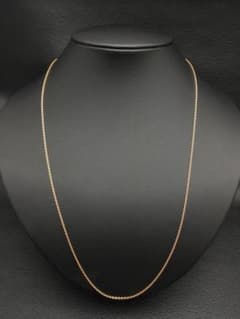 18K 無垢 60cm 小豆チェーン ネックレス 18金のサムネイル