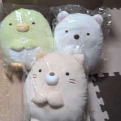스미코구라시 봉제인형 M 3점 세트