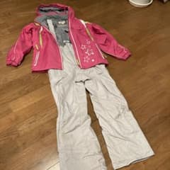 【お値下げ】Phenics フェニクス　女の子用 150 スキーウェア　手袋付きのサムネイル