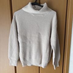 COLZA タートルネック ニット アイボリー 長袖