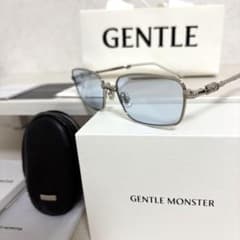 新品】GENTLE MONSTER サングラス TARX02 シルバー ブルー - メルカリ