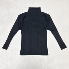 プリーツプリーズ イッセイミヤケ ハイネック 長袖 カットソー