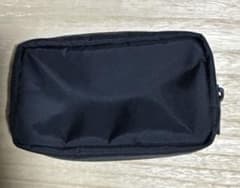 無印良品 ナイロン　コンパクト　ポーチ ブラックのサムネイル