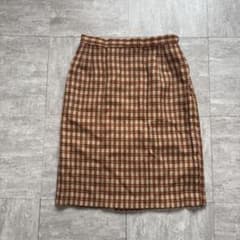 90s vintage チェックスカート レトロ 古着 昭和レトロのサムネイル