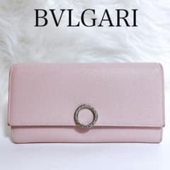 美品》 BVLGARI ブルガリ ビーゼロワン サークルロゴ クリップ 長財布