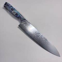 67層ダマスカス牛刀 VG-10 ダマスカスシェフナイフ 203mm 螺鈿柄'ˇ