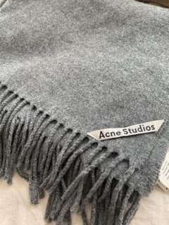 Acne Studios アクネストゥディオズ　マフラー　ストール　グレーのサムネイル