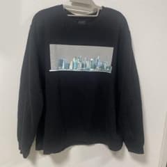 H&M スウェット ブラック シティプリントのサムネイル