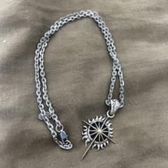 サンシンボル シルバー925ペンダントトップネックレスのサムネイル