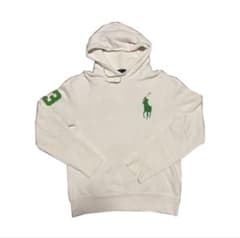 POLO RALPH LAUREN ビッグポニー パーカー 白×緑 y2k - メルカリ