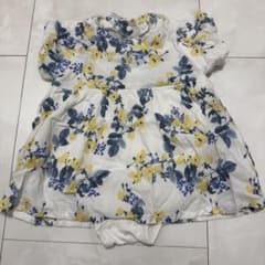 petit main 花柄 ロンパース 70cmのサムネイル