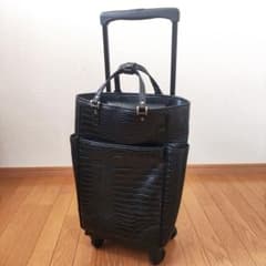 ⭐️美品⭐️ SWANY スワニー WB-0779 キャリーバッグ クロコ型押し