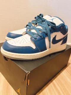 NIKE Jordan スニーカー 青/白のサムネイル