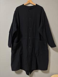 orSlow オアスロウ ノーカラーウールコート フィッシュテール ブラック m32010033648_1.jpg?1768564089