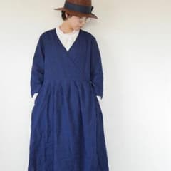 blanc toileリネンカシュクールワンピース【お値下げ】のサムネイル
