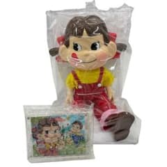 ⭐️556-不二家 ペコちゃん 人形 60周年 フォトフレームペコちゃん人形