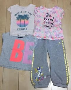 半袖Tシャツ＆パンツ　女の子４点SETのサムネイル