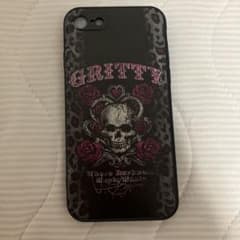 GRITTY スカル バラ柄 iPhoneケースのサムネイル