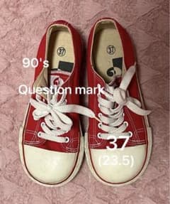 Question mark 厚底スニーカー 90年代 レア ヴィンテージ 当時物