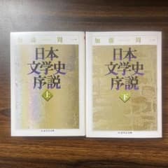 日本文学史序説 上下のサムネイル