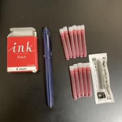 Pilot Lightive M字 万年筆 ネイビー インク付きのサムネイル