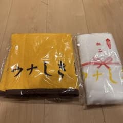 サウナしきじ　サウナマット　黄色　粗品タオル付のサムネイル