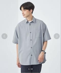 ドレープ リラックス ショートスリーブ シャツ グリーンレーベルリラクシング