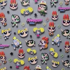 네일 씰 5D 입체 파워 퍼프 걸스 PPG 미국 캐릭터