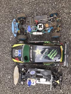 タミヤの1/10エンジンカーのサムネイル