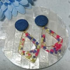 デニムクリアピアス♥ No.4のサムネイル