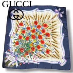 GUCCI 花柄 シルクスカーフ ボタニカル オールド ヴィンテージ GUCCI 花柄 シルクスカーフ ボタニカル オールド ヴィンテージ - メルカリ