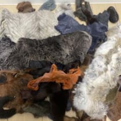 毛皮　はぎれのサムネイル
