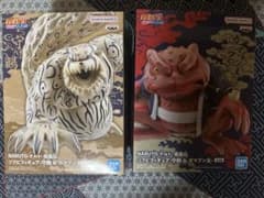 NARUTO疾風伝 ソフビフィギュア 守鶴 ガマブン太 2種セット