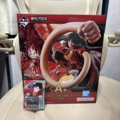 一番くじ】ワンピース A賞 フィギュア、プロモカード モンキー・D