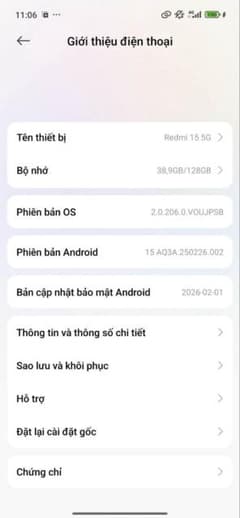 新品未使用 Xiaomi Redmi 15 128gチタングレー SIMフリーのサムネイル