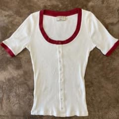 リブ 半袖Tシャツ スローブイエナ メゾンキツネ コラボのサムネイル