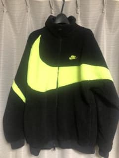 NIKE ナイキ ビッグスウォッシュ　ボアジャケット　ナイロン　ビッグロゴのサムネイル