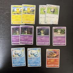 【ポケカ】ピカチュウ ブースター シャワーズ ミミッキュ カビゴン 11枚セットのサムネイル