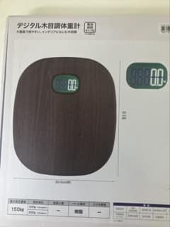 ニトリ デジタル木目調体重計 BS-1409-Aのサムネイル