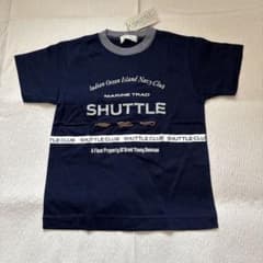 SHUTTLE CLUB マリンTシャツ ネイビー 130　未使用のサムネイル