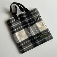 デッドストック イギリス製 TWEEDMILL ウールタータンチェック バッグ 