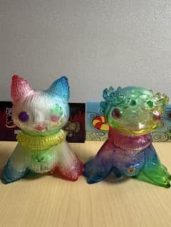 Elfrog工房 ろろる ふかわ 2体セット ソフビ エルフロッグ工房 - メルカリ