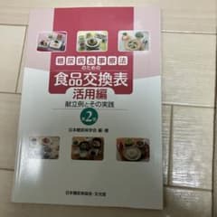 糖尿病食事療法のための食品交換表 活用編 献立例とその実践のサムネイル