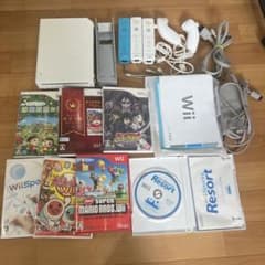 6-83 Junk Nintendo Wii Console, Peripherals, and Software Set